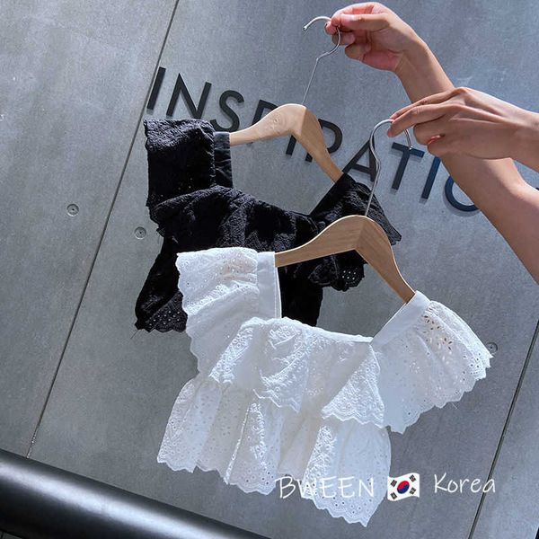 t-shirts 2022 girls baby cotton embroidery ruffles tees t shirts kids children fashion summer clothes t230209, Blue
t-shirts 2022 girls baby cotton embroidery ruffles tees t shirts kids children fashion summer clothes t230209, Blue