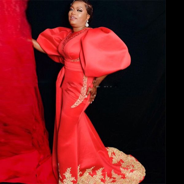 party dresses south african satin mermaid evening gowns aso ebi style puffy sleeves lace appliques prom sweep train formal dress 230211, White;black
party dresses south african satin mermaid evening gowns aso ebi style puffy sleeves lace appliques prom sweep train formal dress 230211, White;black