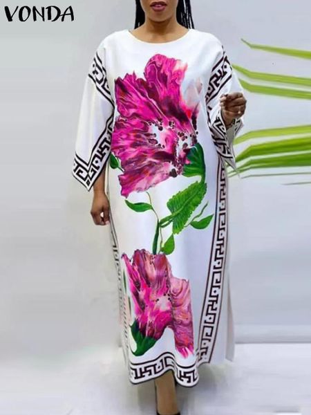 party dresses women summer sundress vonda femme half sleeve vintage printed maxi party dresses for pleated vestidos casaul robe femme 230211, White;black
party dresses women summer sundress vonda femme half sleeve vintage printed maxi party dresses for pleated vestidos casaul robe femme 230211, White;black