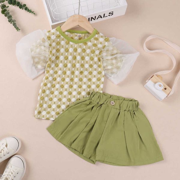 clothing sets casual lace puffy sleeve polka dot pullover tshirt shorts summer child baby girl suit, White
clothing sets casual lace puffy sleeve polka dot pullover tshirt shorts summer child baby girl suit, White