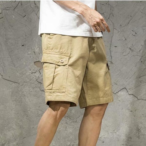 men's shorts men cargo tactical joggers work casual pants male multi pockets buttons loose wide leg knee length summer 230211, White;black
men's shorts men cargo tactical joggers work casual pants male multi pockets buttons loose wide leg knee length summer 230211, White;black