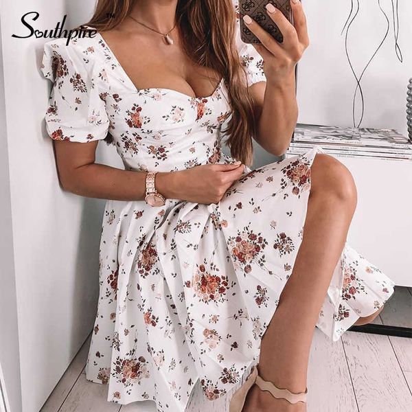 party dresses southpire bohe flower print white dresses women's short puff sleeve zipper mini sundress elegant summer dress ladies clot, White;black
party dresses southpire bohe flower print white dresses women's short puff sleeve zipper mini sundress elegant summer dress ladies clot, White;black