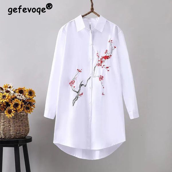 women's blouses shirts spring autumn oversized lapel white embroidery cotton shirt lady elegant fashion buttons cardigan women loose ca
women's blouses shirts spring autumn oversized lapel white embroidery cotton shirt lady elegant fashion buttons cardigan women loose ca