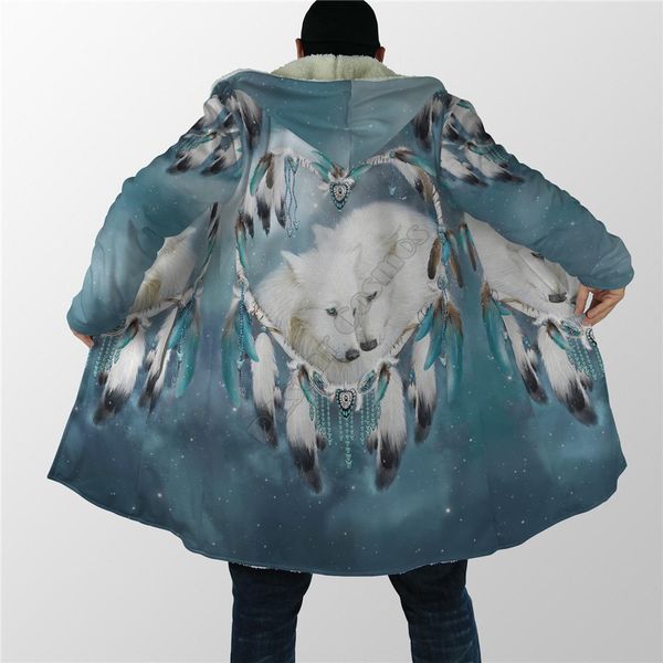 men's wool blends winter men for women hooded cloak wolf 3d all over prined fleece wind breaker warm hood 230210, Black
men's wool blends winter men for women hooded cloak wolf 3d all over prined fleece wind breaker warm hood 230210, Black