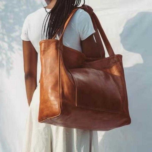 shoulder bags new oil wax pu leather tote bags for women's handbag luxury high capacity lady hand bags with purse pocket women shopper
shoulder bags new oil wax pu leather tote bags for women's handbag luxury high capacity lady hand bags with purse pocket women shopper