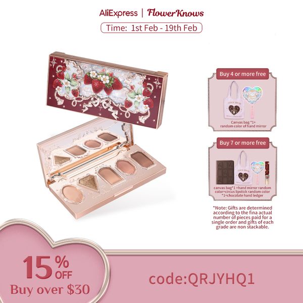eye shadow flower knows strawberry rococo series fivecolor eyeshadow palette 6g 230211
eye shadow flower knows strawberry rococo series fivecolor eyeshadow palette 6g 230211