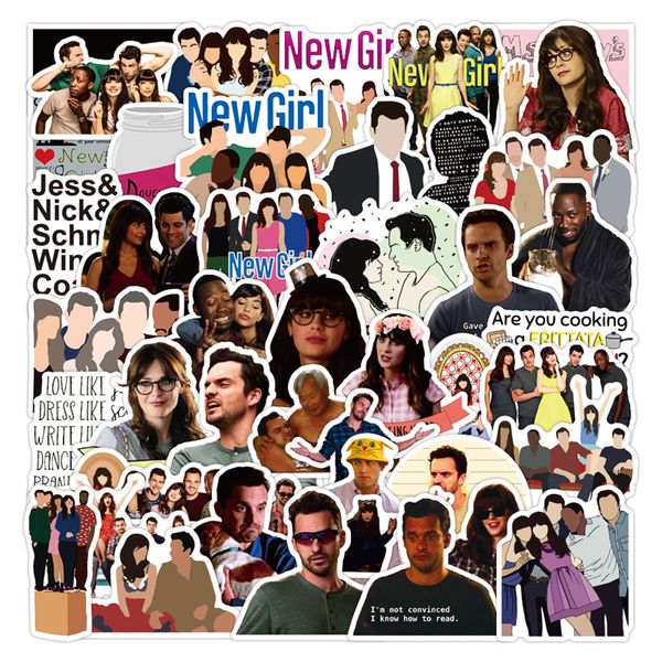 50pcs classic tv show new girl stickers jessie graffiti kids toy skateboard car motorcycle bicycle sticker decals wholesale
50pcs classic tv show new girl stickers jessie graffiti kids toy skateboard car motorcycle bicycle sticker decals wholesale