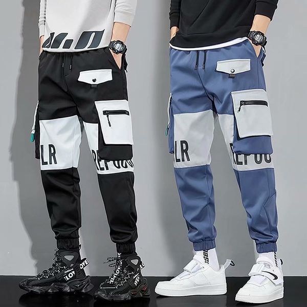 men s pants classic streetwear casual men ribbons harem jogging male slim fit spring cargo multi pocket trouser 230211, Black
men s pants classic streetwear casual men ribbons harem jogging male slim fit spring cargo multi pocket trouser 230211, Black