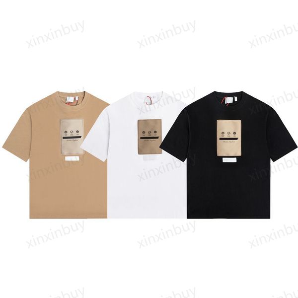 xinxinbuy men designer tee t shirt 23ss letters patch england short sleeve cotton women white black khaki xs-xl, Black;brown
xinxinbuy men designer tee t shirt 23ss letters patch england short sleeve cotton women white black khaki xs-xl, Black;brown