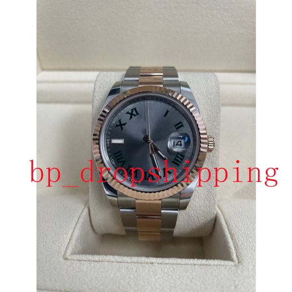 classic mens watch 41mm fluted bezel automatic 2813 movement mechanical stainless steel self-winding two tone datejust men fashion wristwatc, Slivery;brown
classic mens watch 41mm fluted bezel automatic 2813 movement mechanical stainless steel self-winding two tone datejust men fashion wristwatc, Slivery;brown