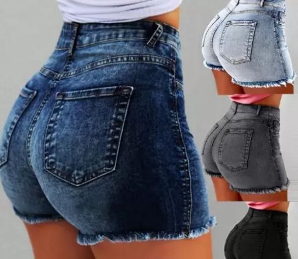 2023 summer womens jeans fringed high waist stretch denim shorts with 4 colors size s3xl, Blue
2023 summer womens jeans fringed high waist stretch denim shorts with 4 colors size s3xl, Blue