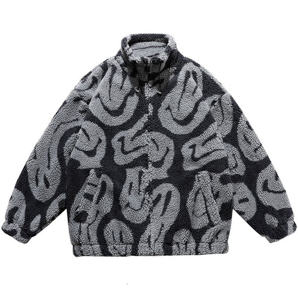 men's jackets winter lambswool parka jacket men coat fashion print streetwear harajuku oversize thickening fleece outerwear mxxl 230210, Black;brown
men's jackets winter lambswool parka jacket men coat fashion print streetwear harajuku oversize thickening fleece outerwear mxxl 230210, Black;brown