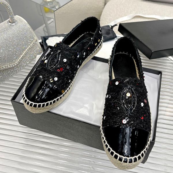 classic dress shoes fishermans shoe flat heels loafers quilted texture shiny goatskin platform flat heels espadrilles ladies slip-on slingba, Black
classic dress shoes fishermans shoe flat heels loafers quilted texture shiny goatskin platform flat heels espadrilles ladies slip-on slingba, Black
