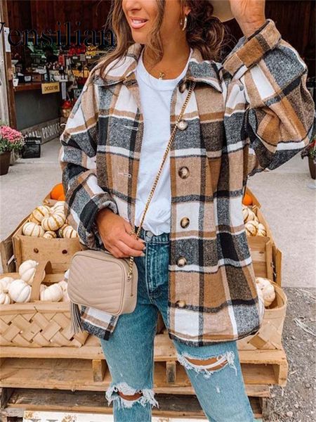 women's blouses shirts spring plaid shirt women oversized checkered vintage shirt loose casual blouse female long sleeve button chaque, White
women's blouses shirts spring plaid shirt women oversized checkered vintage shirt loose casual blouse female long sleeve button chaque, White