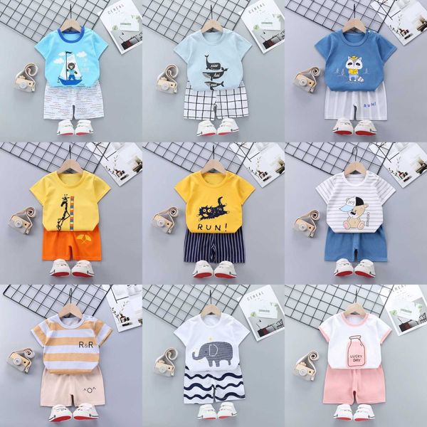 sets pcs baby boys girls summer clothing set infant clothes children's short sleeve shorts toddler homewear suit kids outfits, White
sets pcs baby boys girls summer clothing set infant clothes children's short sleeve shorts toddler homewear suit kids outfits, White