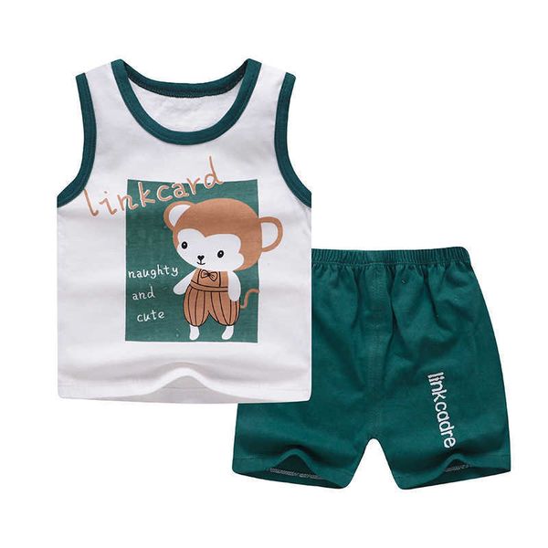 clothing sets new style summer kids sleeveless outfits tshirtshorts suits pure cotton cartoon comfortable regular months years vest, White
clothing sets new style summer kids sleeveless outfits tshirtshorts suits pure cotton cartoon comfortable regular months years vest, White