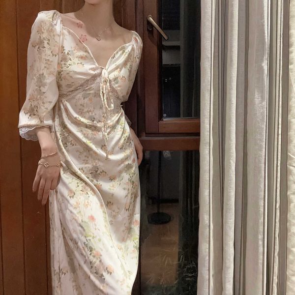 pajamas women's ice silk pajamas net red spring autumn long imitation court sweet skirt home clothes
pajamas women's ice silk pajamas net red spring autumn long imitation court sweet skirt home clothes