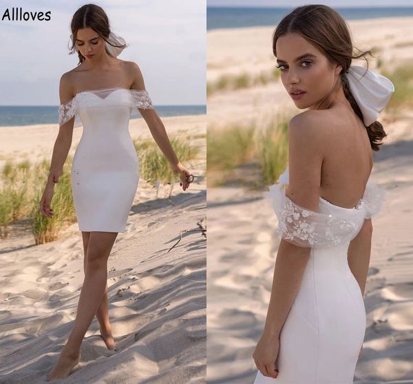 off the shoulder little white sheath wedding dresses summer beach satin simple boho bridal gowns mini reception party dress for brides robes
off the shoulder little white sheath wedding dresses summer beach satin simple boho bridal gowns mini reception party dress for brides robes