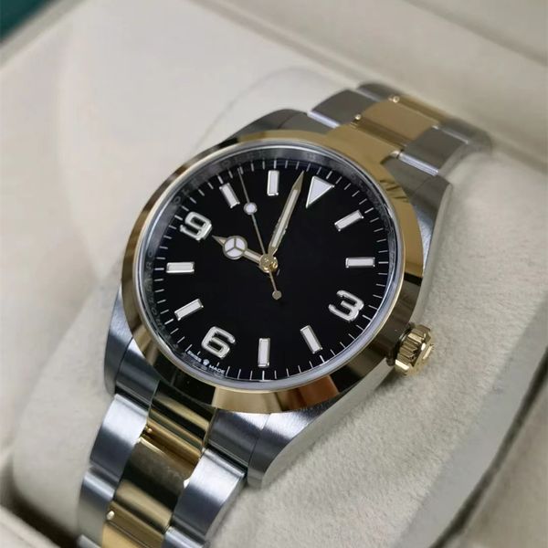 rloes mechanical wrist watch m124273-0001 sapphire dial 36mm men's watch gold 317l stainless steel strap women's watch gift strap, Slivery;golden
rloes mechanical wrist watch m124273-0001 sapphire dial 36mm men's watch gold 317l stainless steel strap women's watch gift strap, Slivery;golden