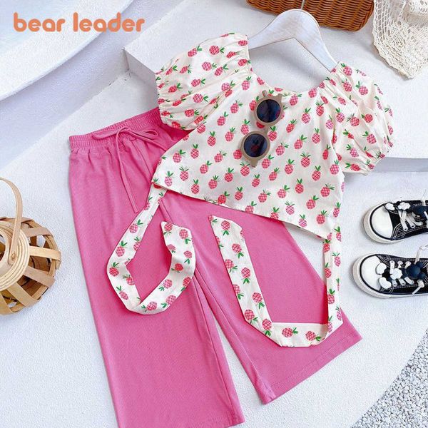 clothing sets bear leader baby girls suit summer loose new short sleeve shirt korean style high waist children's wide leg pants twopiec, White
clothing sets bear leader baby girls suit summer loose new short sleeve shirt korean style high waist children's wide leg pants twopiec, White