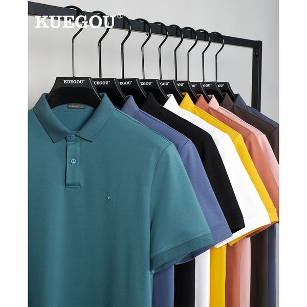 men's polos kuegou fashion clothing polo shirt short sleeves breathable slim letter embroidery summer plus size 6499 230211, White;black
men's polos kuegou fashion clothing polo shirt short sleeves breathable slim letter embroidery summer plus size 6499 230211, White;black