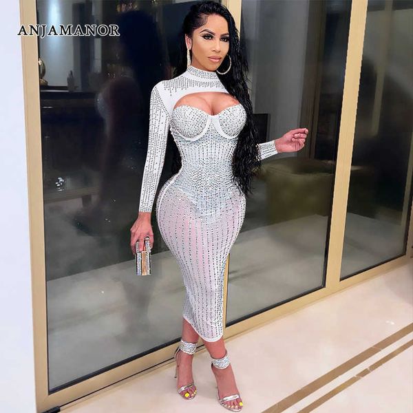 casual dresses anjamanor rhinestone mesh sheer evening dresses for women 2023 bling gown party club wear long sleeve bodycon dress d42hd47 t, Black;gray
casual dresses anjamanor rhinestone mesh sheer evening dresses for women 2023 bling gown party club wear long sleeve bodycon dress d42hd47 t, Black;gray