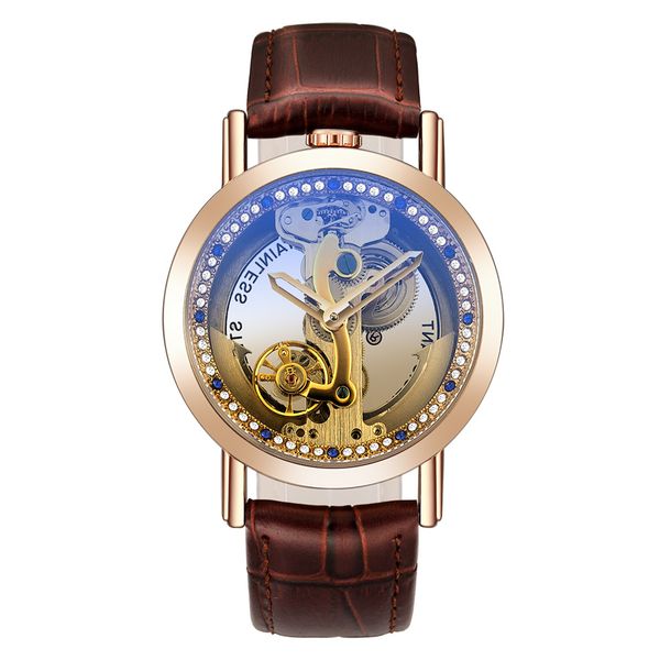 wristwatches montre femme rose gold womens leather mechanical skeleton watches strap automatic for woman zegarek damski 230211, Slivery;brown
wristwatches montre femme rose gold womens leather mechanical skeleton watches strap automatic for woman zegarek damski 230211, Slivery;brown