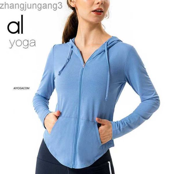 23sss designer alos yoga sports jacket women's autumn and winter fitness suit casual jacket quick-drying tight yoga top, Black;brown
23sss designer alos yoga sports jacket women's autumn and winter fitness suit casual jacket quick-drying tight yoga top, Black;brown