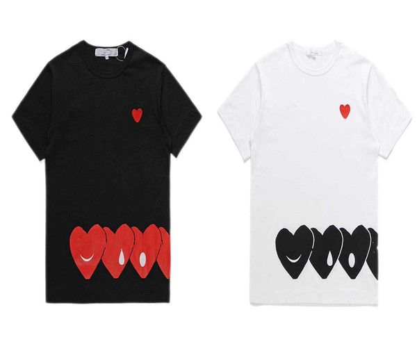 fashion mens play t shirt cdg designer hearts casual womens des badge garcons graphic tee heart behind letter on chest t-shirt, White;black
fashion mens play t shirt cdg designer hearts casual womens des badge garcons graphic tee heart behind letter on chest t-shirt, White;black