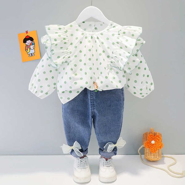 clothing sets new spring baby clothes set korean style polka dot eans pcs outfit for s long sleeve toddler girl fall suits, White
clothing sets new spring baby clothes set korean style polka dot eans pcs outfit for s long sleeve toddler girl fall suits, White