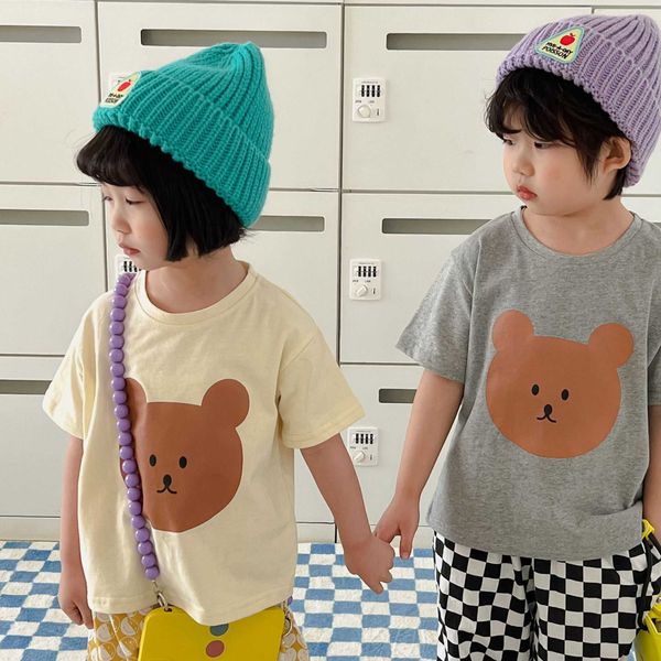 t-shirts summer cartoon bear t shirts boys and girls cotton short sleeve tees t230209, Blue
t-shirts summer cartoon bear t shirts boys and girls cotton short sleeve tees t230209, Blue