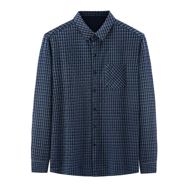 men's casual shirts 2023 spring autumn fashion pure plaid cotton ts long sleeve regular fit clothing 230211, White;black
men's casual shirts 2023 spring autumn fashion pure plaid cotton ts long sleeve regular fit clothing 230211, White;black