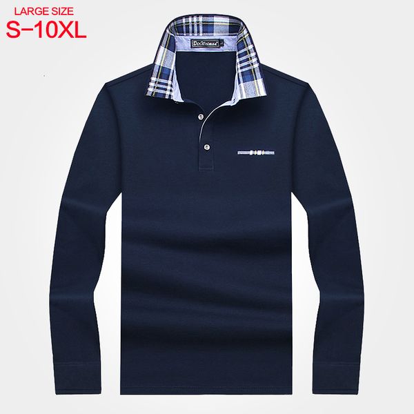 men's polos polo long sleeve autumn lapel business casual loose large solid color wear 230211, White;black
men's polos polo long sleeve autumn lapel business casual loose large solid color wear 230211, White;black