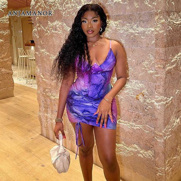 casual dresses anjamanor drawstring bodycon dress summer clothes club outfits for women purple tie dye strap mini dresses d85-bf15 t230210, Black;gray
casual dresses anjamanor drawstring bodycon dress summer clothes club outfits for women purple tie dye strap mini dresses d85-bf15 t230210, Black;gray