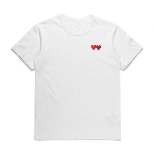 play mens t shirt designer embroidery red heart commes casual women badge quanlity cotton short sleeve summer surprise price, White;black
play mens t shirt designer embroidery red heart commes casual women badge quanlity cotton short sleeve summer surprise price, White;black