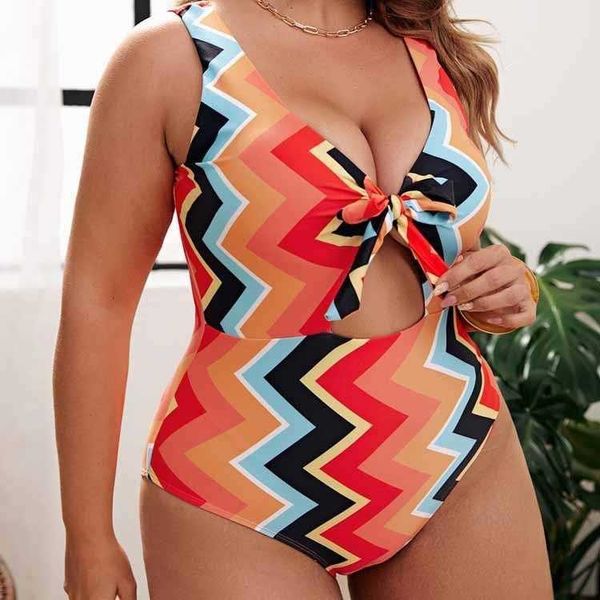 large size one piece bikini tight gathered bow rhombus stripe printed swimsuit, White;black
large size one piece bikini tight gathered bow rhombus stripe printed swimsuit, White;black
