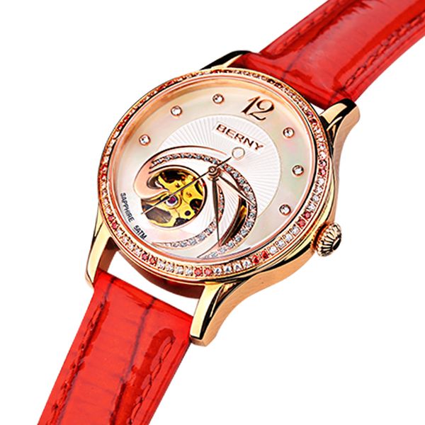 wristwatches berny automatic self winding women watch skeleton miyota luxury gold lady sapphire waterproof mechanical for 230211, Slivery;brown
wristwatches berny automatic self winding women watch skeleton miyota luxury gold lady sapphire waterproof mechanical for 230211, Slivery;brown