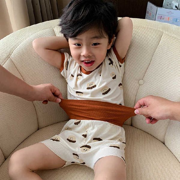 clothing sets summer new cartoon short sleeve tshirts outfits loose soft thin home wear suits infantil boys breathable high waist shorts, White
clothing sets summer new cartoon short sleeve tshirts outfits loose soft thin home wear suits infantil boys breathable high waist shorts, White