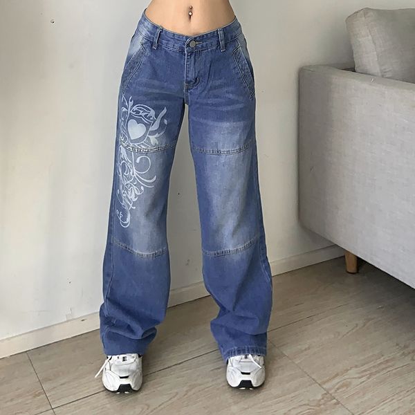 women's jeans y2k jeans low rise trousers blue vintage gothic print baggy casual wide leg denim aesthetic women cargo pants black 23021
women's jeans y2k jeans low rise trousers blue vintage gothic print baggy casual wide leg denim aesthetic women cargo pants black 23021