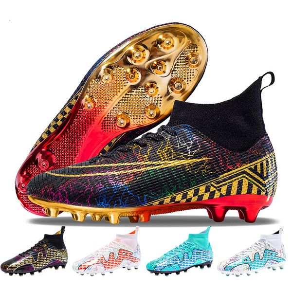 dress shoes men's football fgtf high ankle children's training competition sports 230211, Black
dress shoes men's football fgtf high ankle children's training competition sports 230211, Black