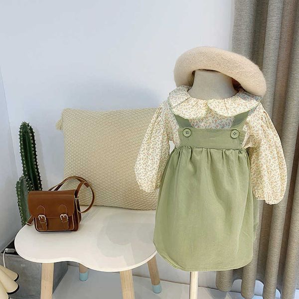 clothing s girls dress new spring autumn flower shirts two piece children doll neck cotton princess skirt fashion clothes set babi suit, White
clothing s girls dress new spring autumn flower shirts two piece children doll neck cotton princess skirt fashion clothes set babi suit, White