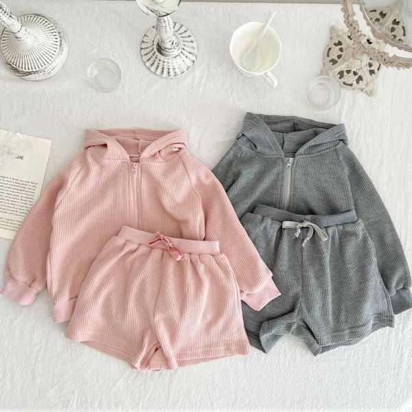clothing baby and girls casual version of children's fashionable hooded coat shorts sets cute boy suit kids clothes, White
clothing baby and girls casual version of children's fashionable hooded coat shorts sets cute boy suit kids clothes, White