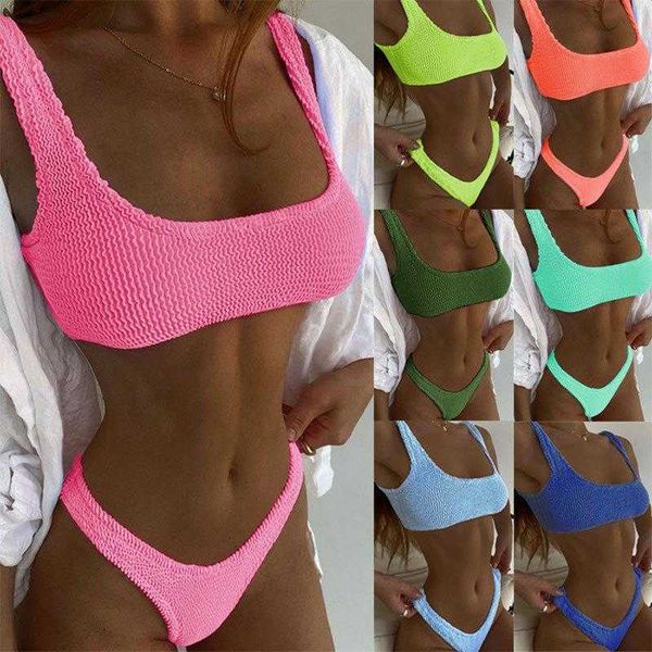 wrinkle champray womens swimwear multi color tube high waist bikini sexy, White;black
wrinkle champray womens swimwear multi color tube high waist bikini sexy, White;black