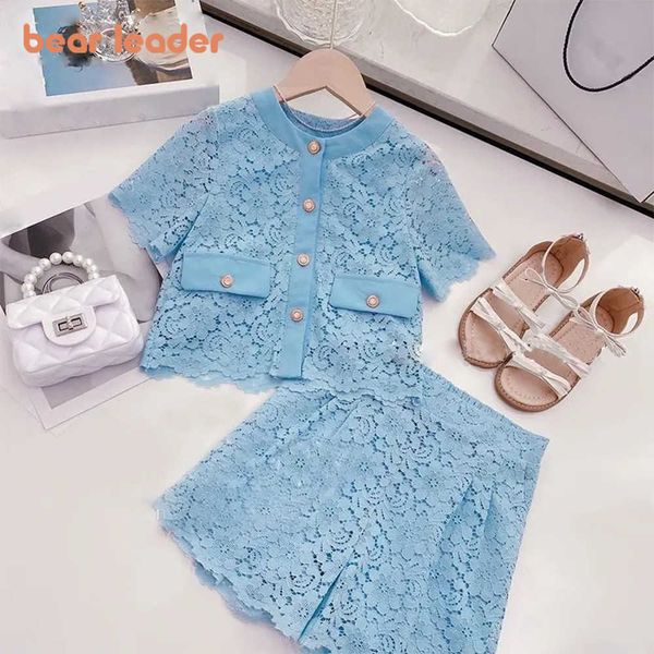 clothing sets bear leader baby girls korean version of small fragrance suit summer new children's lace short sleeve shorts twopiece set, White
clothing sets bear leader baby girls korean version of small fragrance suit summer new children's lace short sleeve shorts twopiece set, White