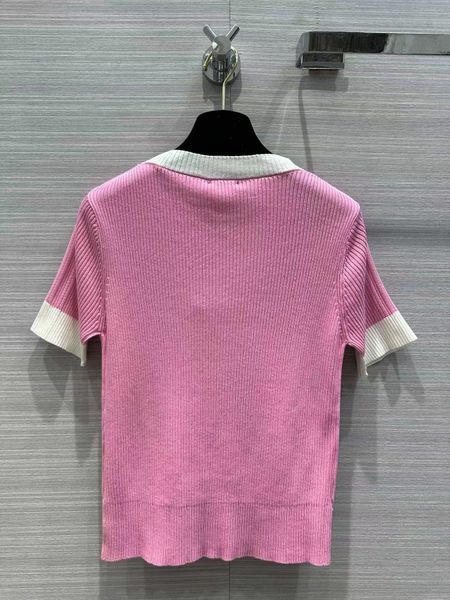 women's knits tees 2023 spring summer o neck short sleeve high end jacquard pullovers women's designer sweater 0211-25, White
women's knits tees 2023 spring summer o neck short sleeve high end jacquard pullovers women's designer sweater 0211-25, White