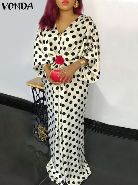 party dresses women ruffled dress vonda polka dot print evening bohemian crochet patchwork maxi sundress femme vestidos 230211, White;black
party dresses women ruffled dress vonda polka dot print evening bohemian crochet patchwork maxi sundress femme vestidos 230211, White;black