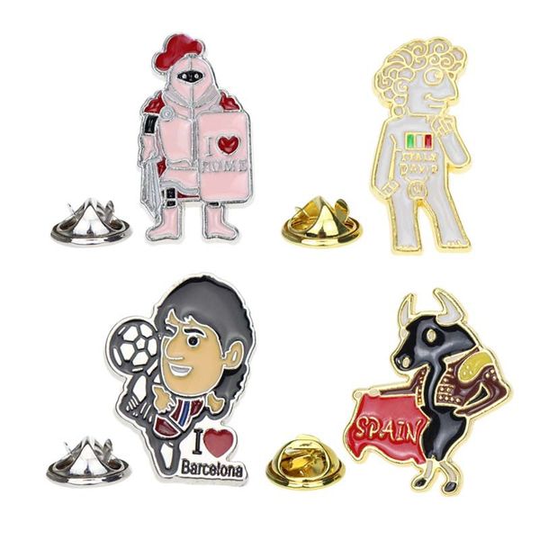 cartoon spanish bullfighting brooch pins 4pcs/set roman ssldiers brooches for women enamel pin jewelry gold silver plated metal badges small, Gray
cartoon spanish bullfighting brooch pins 4pcs/set roman ssldiers brooches for women enamel pin jewelry gold silver plated metal badges small, Gray