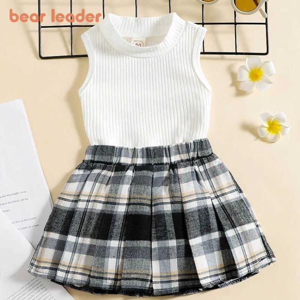 clothing sets bear leader fashion set summer clothes girls solid tshirt plaid skirt suit kids causal baby girl outfit, White
clothing sets bear leader fashion set summer clothes girls solid tshirt plaid skirt suit kids causal baby girl outfit, White