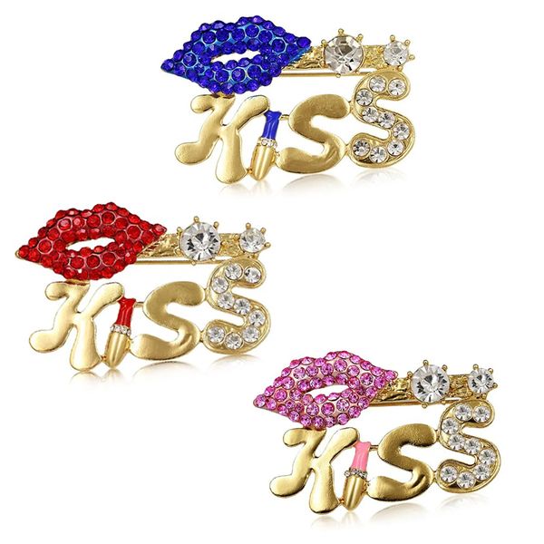20 pcs/lot custom brooch rhinestone kiss lip lipstick brooches pin for women accessories, Gray
20 pcs/lot custom brooch rhinestone kiss lip lipstick brooches pin for women accessories, Gray