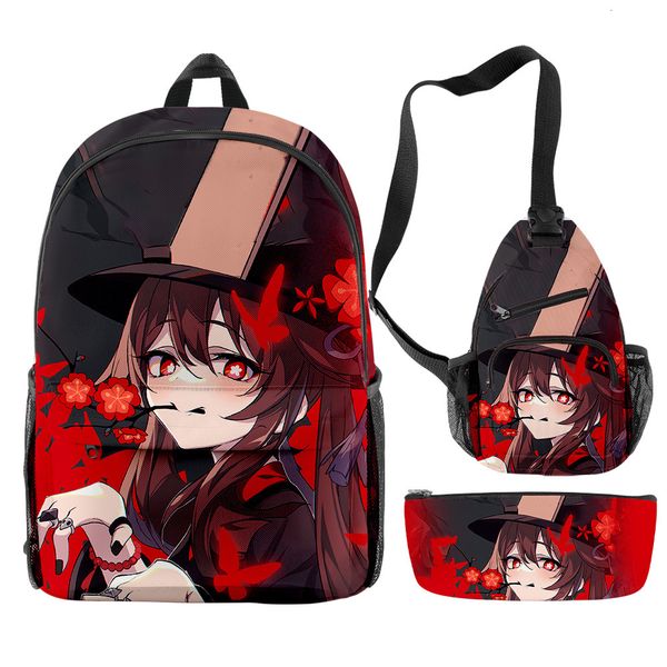 school bags genshin impact hutao 3pcsset boys girls backpack primary middle students cosplay bag chest bag pencil case 230210
school bags genshin impact hutao 3pcsset boys girls backpack primary middle students cosplay bag chest bag pencil case 230210